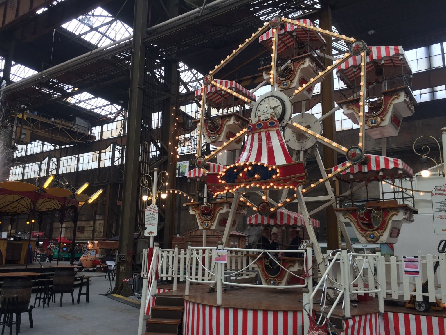 Nostalgisch reuzenrad indoor